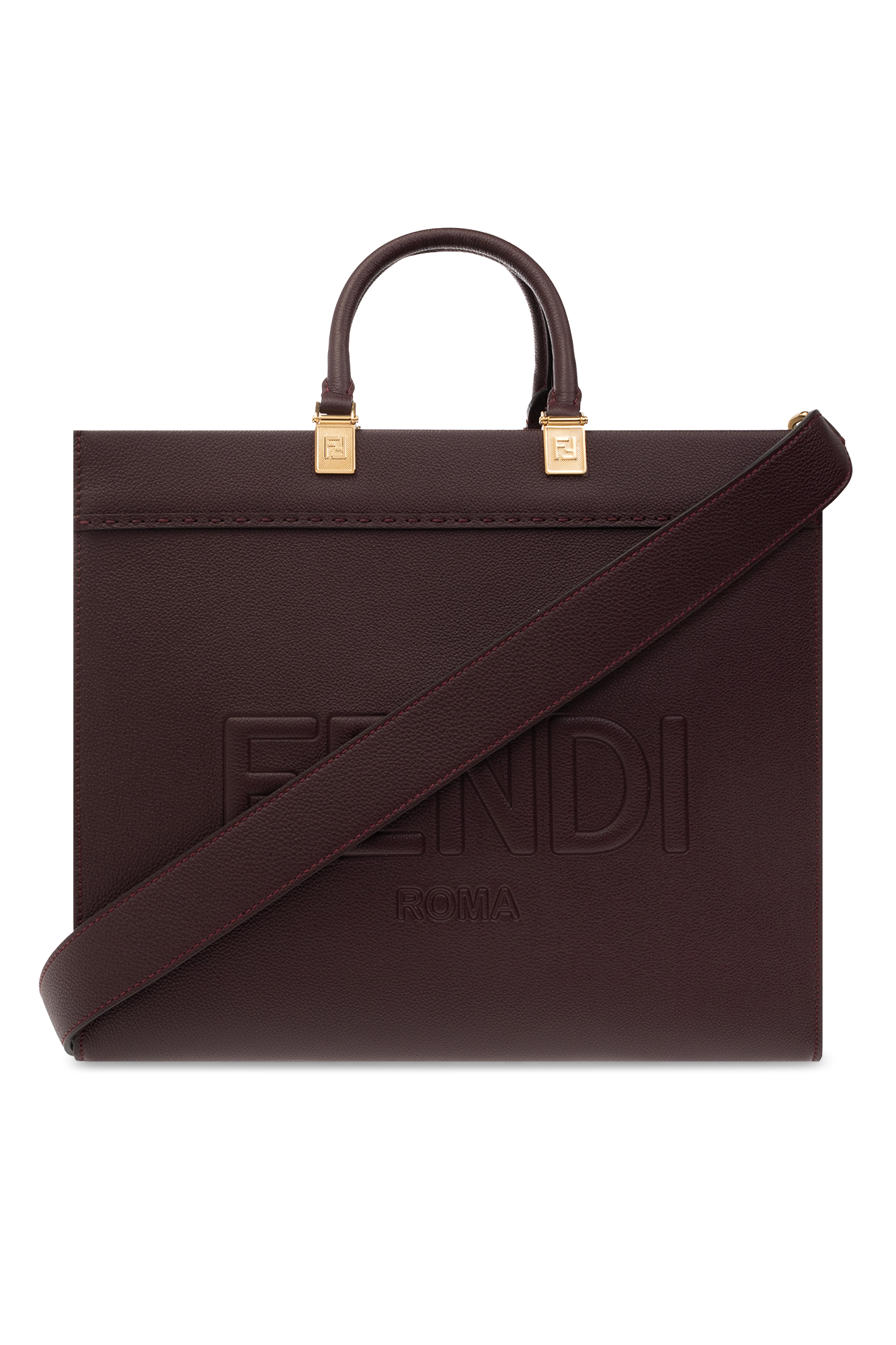 Fendi logo shopper on sale tote